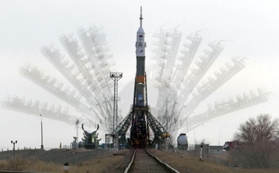 «Союз ТМА-20» на старте (Фото — АР) 