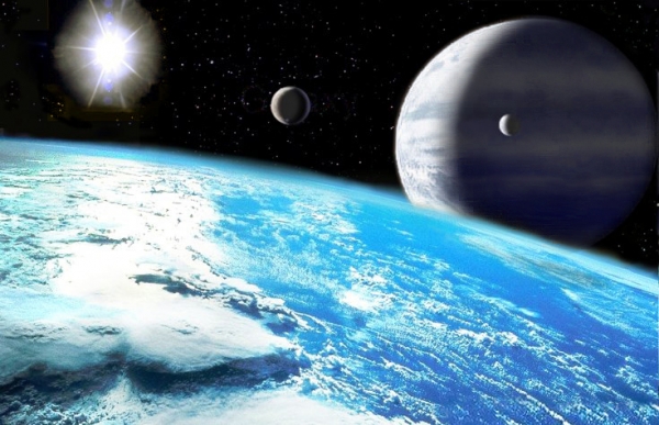 Планета Эпсилон Андромеды d лежит в зоен обитания и имеет крупные луны (space.com)