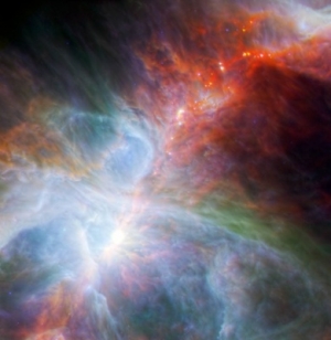 Молодые звезды в туманности Ориона (esa.int)
