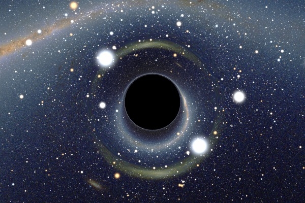 Взгляд художника на черную дыру (space.com)