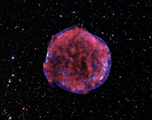 Остатки сверхновой Тихо Браге (cfa.harvard.edu)