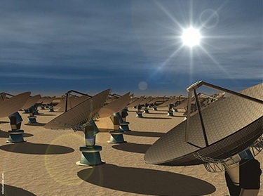 Радиотелескоп «Australian Square Kilometre Array Pathfinder» (Изображение — cloudcomputing.com) Радиотелескоп «Australian Square Kilometre Array Pathfinder» (Изображение — cloudcomputing.com)