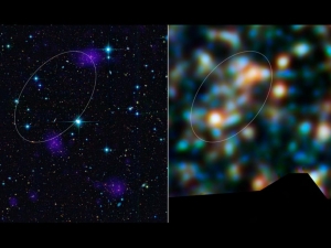 Интересно, где тут астрономы нашли полосу галактик? (nasa.gov)