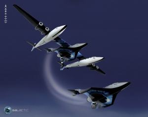 Отделение SpaceShipTwo в недалеком будущем (space.com)