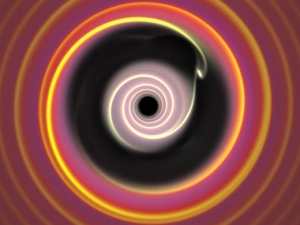 Моделирование роста средней черной дыры, образующей разрыв в аккреционном диске (sciencedaily.com)
