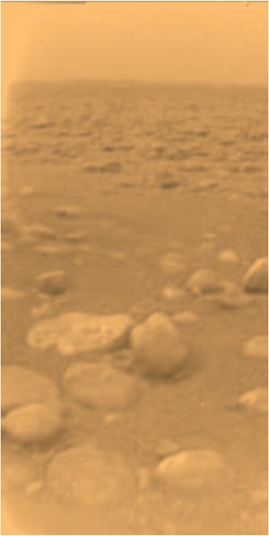 Снимок спускаемого аппарата Гюйгенс (wikipedia.org)