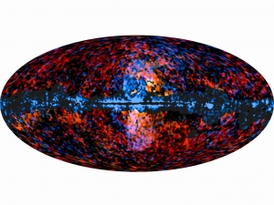 Излучение галактики на снимке Ферми (space.com)