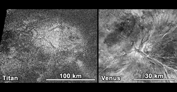 Хлебная корка на Титане и Венере (nasa.gov)