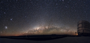 Млечный путь, видный с места Европейской южной обсерватории (space.com)