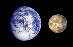 Земля и Марс (sciencedaily.com)
