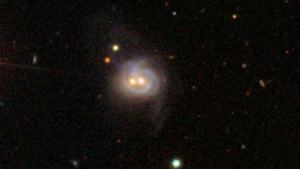 Две сближающиеся черные дыры (nasa.gov)