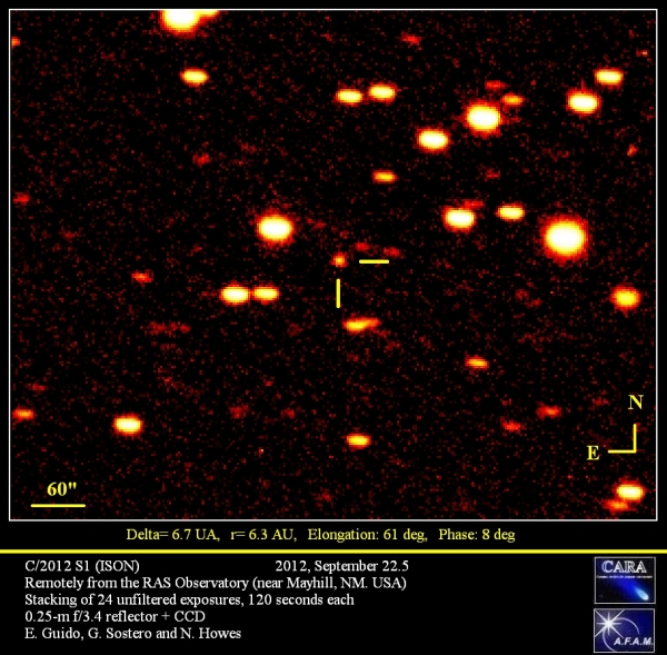 Комета ISON (space.com)