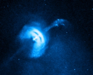 Поток пульсара виден справа (space.com)