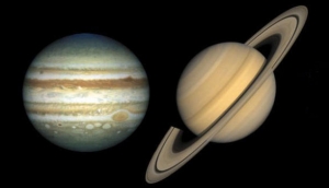 Юпитер и Сатурн (sciencedaily.com)