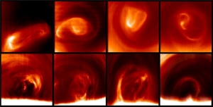 Вихри на южном полюсе Венеры (sciencedaily.com)