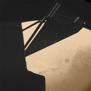 Снимок Марса, полученный Розеттой (фото - esa.int)
