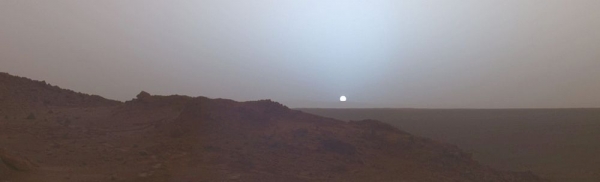 Закат на Марсе (wikipedia.org)