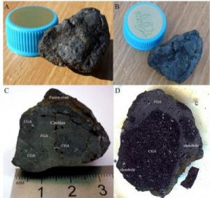 Пример темных метеоритов (sciencedaily.com)