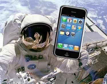 GSM-телефон побывает в космосе (Изображение — spaceflights.com)