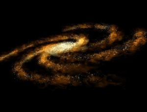 Модель спиральной галактики (newscientist.com)