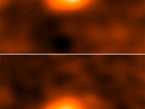 Снимок газа около звезды (phys.org)