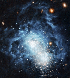 Галактика I Zw 18 (phys.org)
