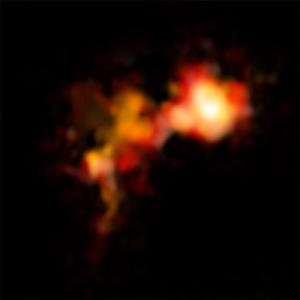Лишенное звезды холодное облако (nrao.edu)