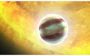 Рисунок горячего Юпитера (space.com)