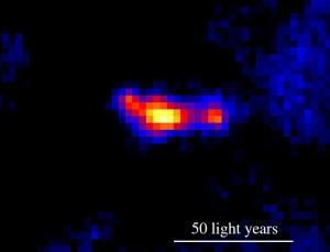 Черная дыра в галактике Вертушка (newscientist.com)