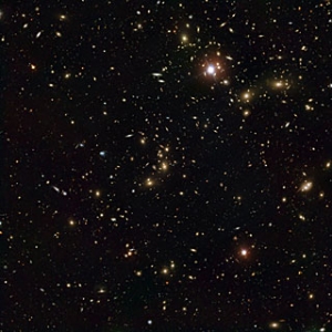 Кластер Пандоры, составное изображение двух телескопов (eso.org)