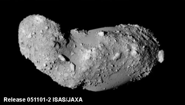 Астероид Итокава, снятый зондом Хаябуса (wikipedia.org)