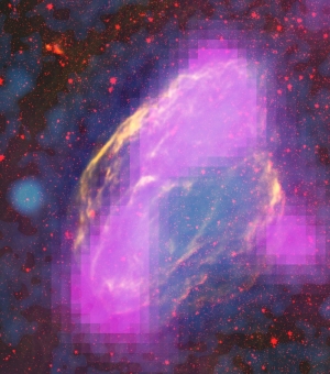 Гигаэлектронвольтное гамма-излучение остатков сверхновой W44 (nasa.gov)