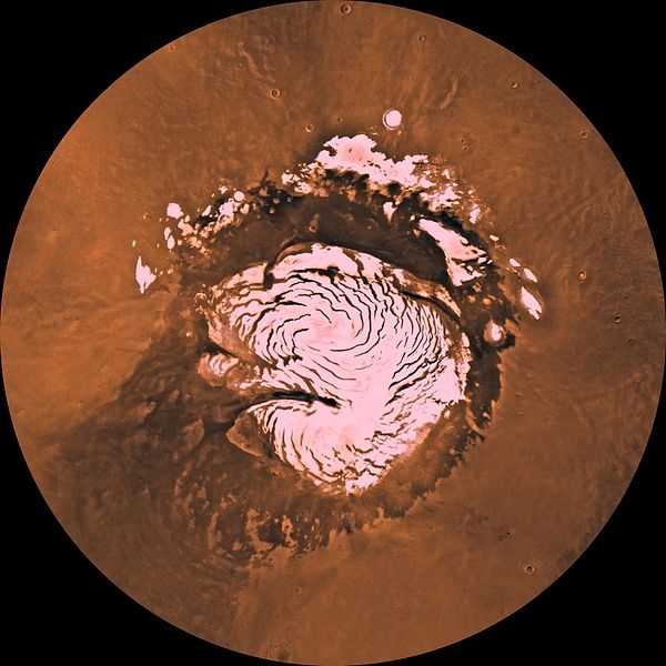 Полярная шапка Марса (wikipedia.org)
