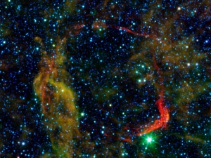 Остатки древней сверхновой в инфракрасном диапазоне (nasa.gov)