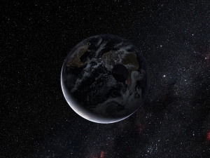 Тень, которую отбрасывала планеты в момент наблюдения  (eso.org)