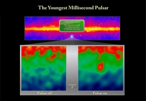 Наблюдения Ферми за пульсаром когда он излучает и не излучает (space.com)