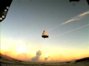 Запуск аппарата вертикального взлета компании Blue Origin (space.com)