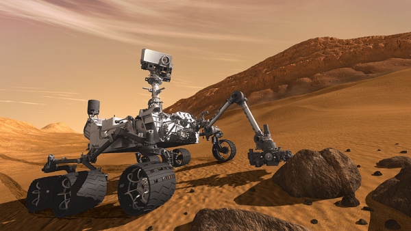 Curiosity на Марсе (wikipedia.org)