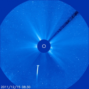 Комета Ловеджо на снимке SOHO (esa.int)
