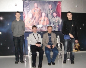 Команда из Ульяновска Солярис в Мемориальном музее космонавтики (материалы офциальной группы проекта на Фейсбуке)