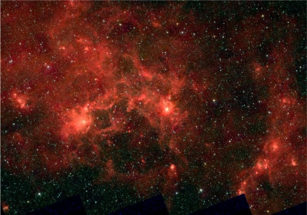 Инфракрасное изображение туманности (utoronto.ca)